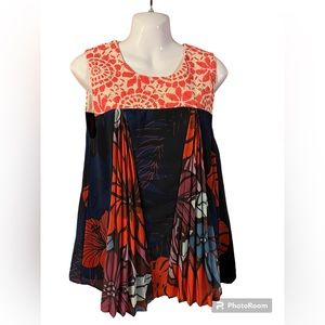 Desigual Sleeveless Blouse size Medium
